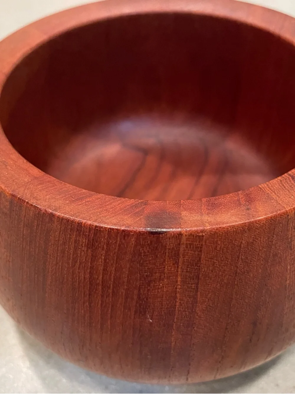 Dansk design Jens Quistgaard teak wooden bowl mid century